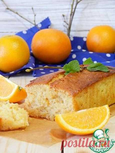 Постный апельсиновый кекс - кулинарный рецепт
