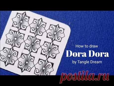 How to draw  'Dora Dora'  by Tangle Dream
