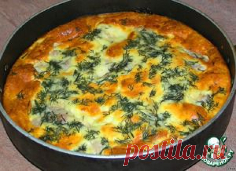 Курочка в яично-сырной заливке - кулинарный рецепт