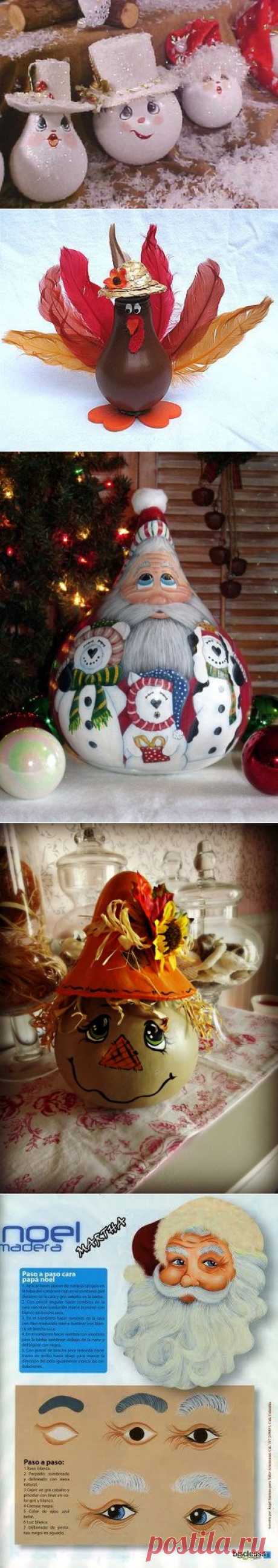 Декор на ёлочку из лампочек...идеи...много!