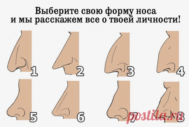 Посмотрите на свой нос. Оказывается, это влияет на характер! — Бабушкины секреты