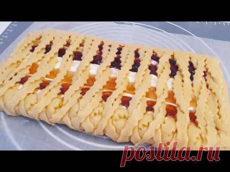 Песочный,Творожный пирог.Tvorogli murabboli pirog.