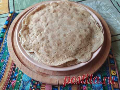 Приготовила на завтрак ржаные блины. Рецепт простой, а блинчики вкусные | Жизнь по-деревенски | Дзен