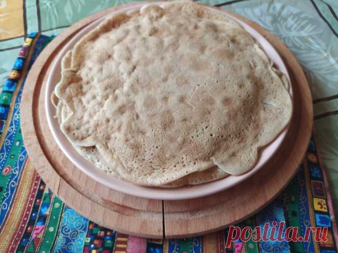 Приготовила на завтрак ржаные блины. Рецепт простой, а блинчики вкусные | Жизнь по-деревенски | Дзен