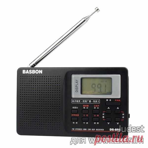 Всеволновый DSP радиоприемник Basbon DS-858 — Taker.im