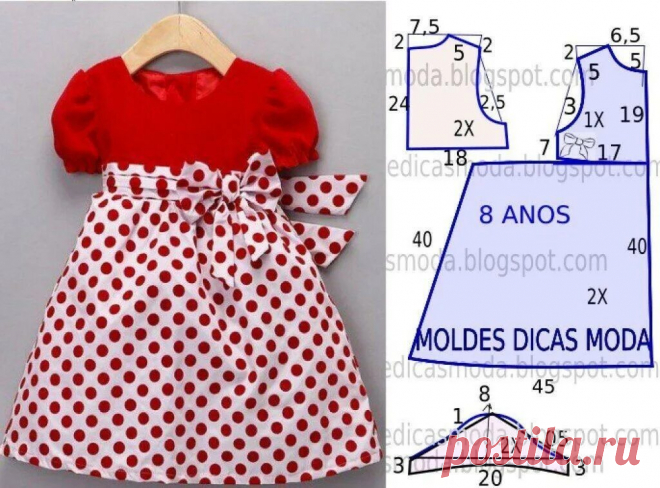 выкройки детских платьев на девочек 4-5 лет: 2 тыс изображений найдено в Яндекс Картинках