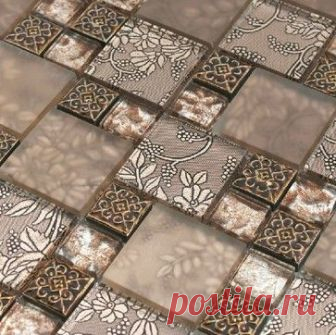 Resin mosaic tile, glass stone blend resin mosaic tiles bathroom RNMT008 - modern - bathroom tile - other metro - My Building Shop