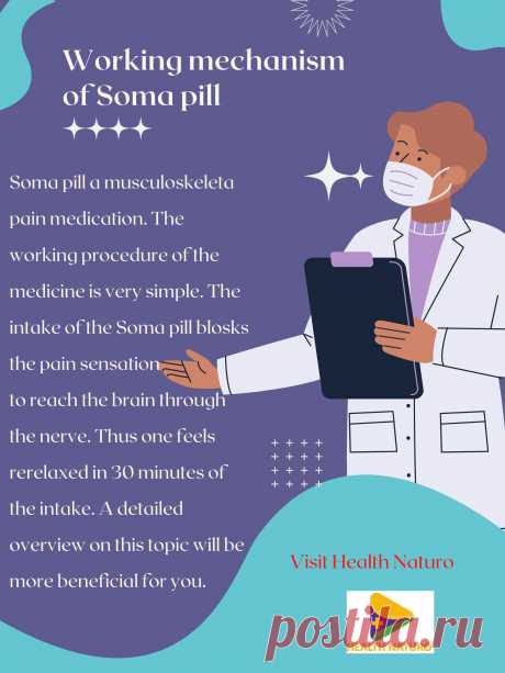 A brief overview on the mechanism and dose information of Soma pill will help to understand better.