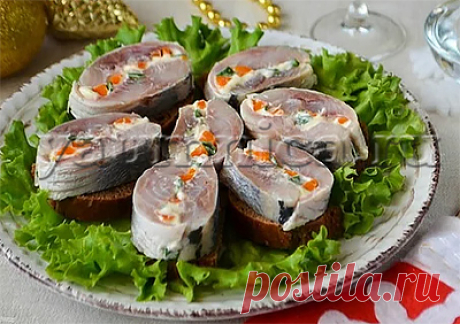 Рецепт вкусной закуски с селедкой - Пошаговые рецепты с фото