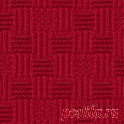 Простой узор спицами