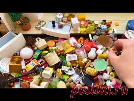 Miniature kitchen set installation ASMR
