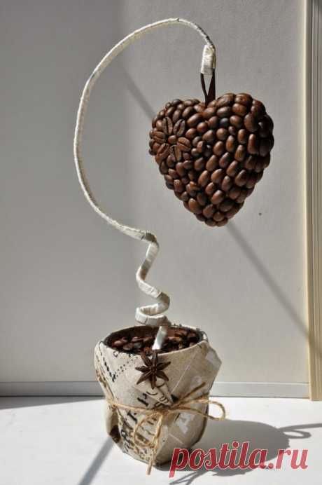 Поделки из кофейных зерен - 69 фото идей оригинальных изделий из кофе
