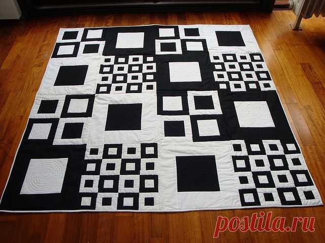 Unfolded | Flickr - Photo Sharing! | Black & White Quilts