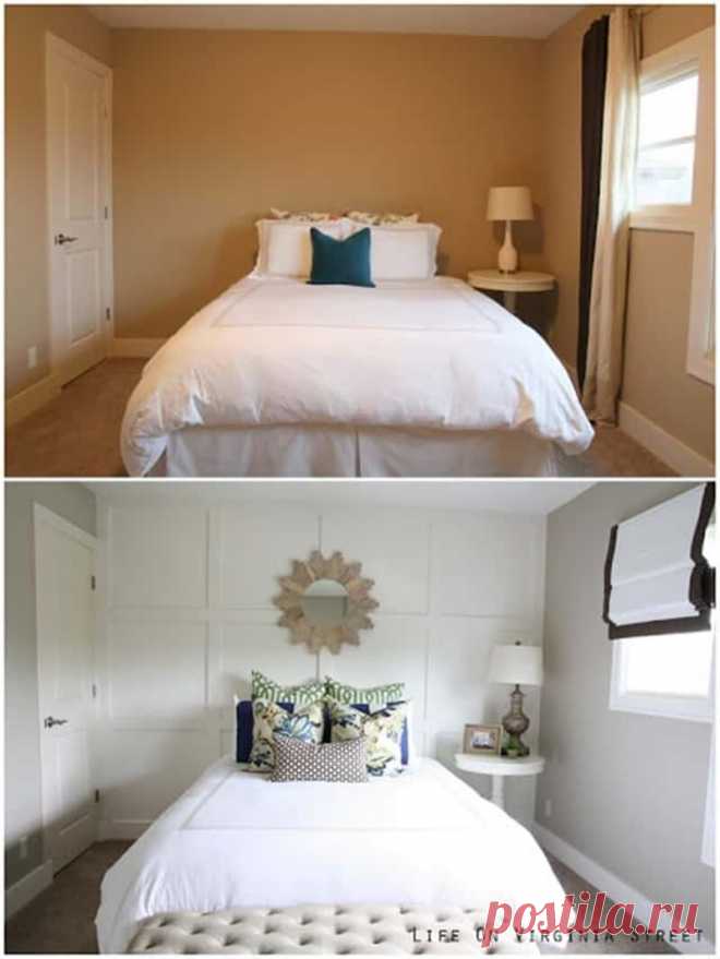 Decoração do Quarto de Casal antes e depois