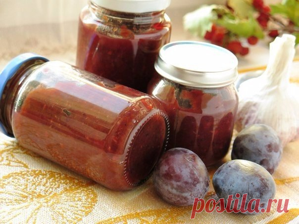 Соус "Сацебели" из слив.