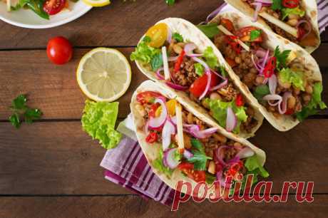 Тако, такос, мексиканская кухня, тако рецепт, мексиканский рецепт