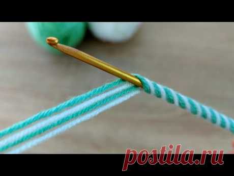 Super Very Very Easy Tunisian Crochet Knittin Model Yapımı Çok Kolay Tunus İşi Örgü Yelek Modeli