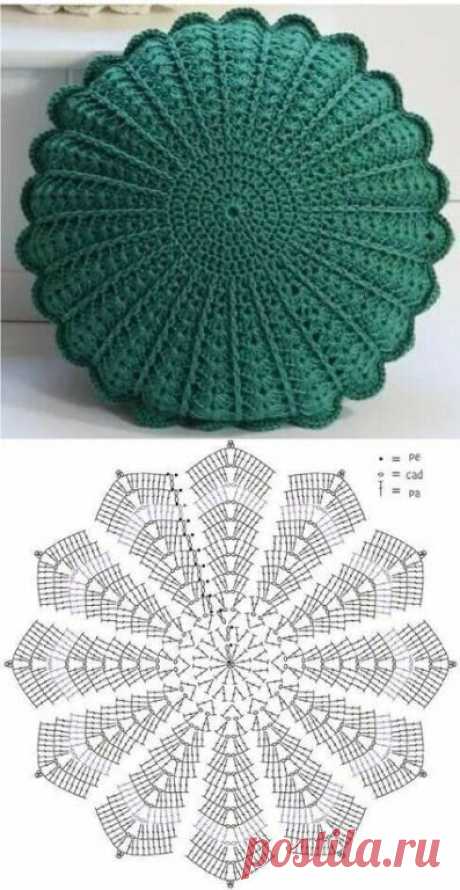 Волшебство вязания: потрясающие подушки, созданные крючком (22 модели со схемами) | Рукоделие Светлана Лосева Модное вязание | Дзен