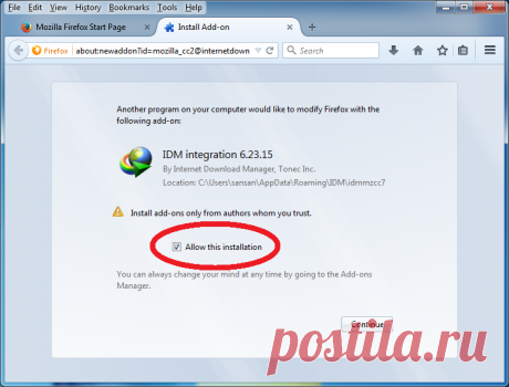 Internet Download Manager Integration Guide für Firefox