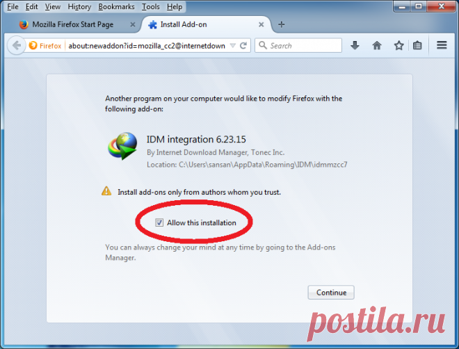 Internet Download Manager Integration Guide für Firefox