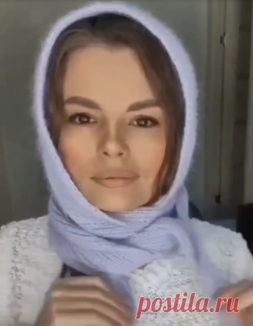 КОСЫНКА КАПОР КАПЮШОН ШАРФ СПИЦАМИ. БЕСПЛАТНЫЙ МК. САМЫЙ ПРОСТОЙ И КРАСИВЫЙ СПОСОБ.