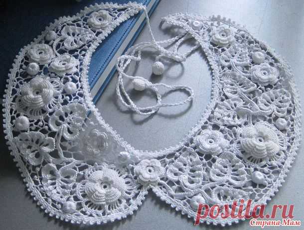 Кружевной воротничок - Ирландское, брюггское и ленточное кружева - Страна Мам