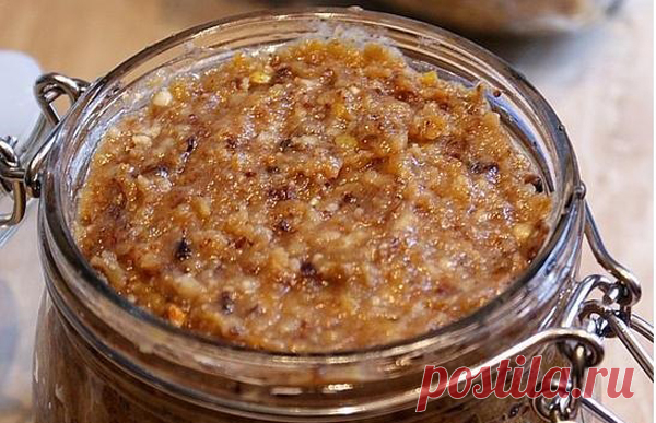 Смесь изюма, кураги, грецкого ореха, лимона и меда: отзывы и фото