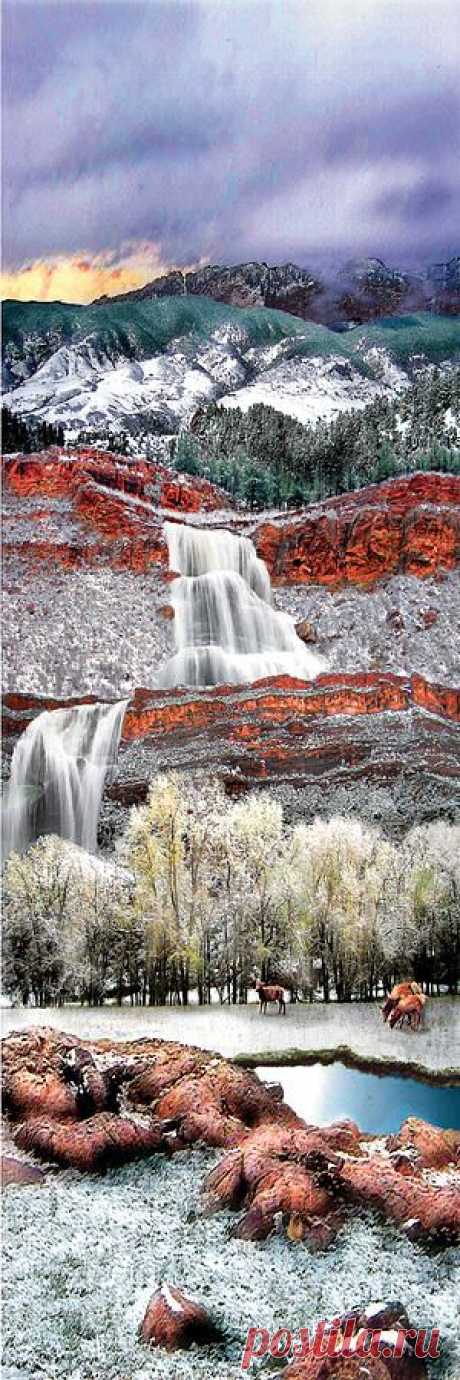 Rimrock Waterfall Print by Ric Soulen