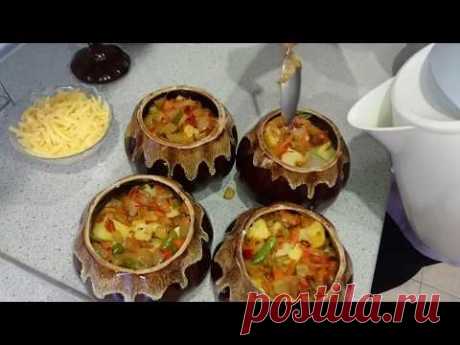 Тушеная картошка в горшочках с мясом и овощами по домашнему