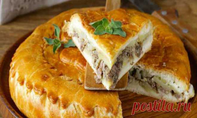 Мясной пирог с картошкой: простой рецепт с фаршем