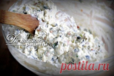 Салат с сыром и оливками | Семья и дом