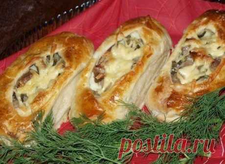 Лодочки из слоеного теста с картофелем, мясом и... / Райская пища