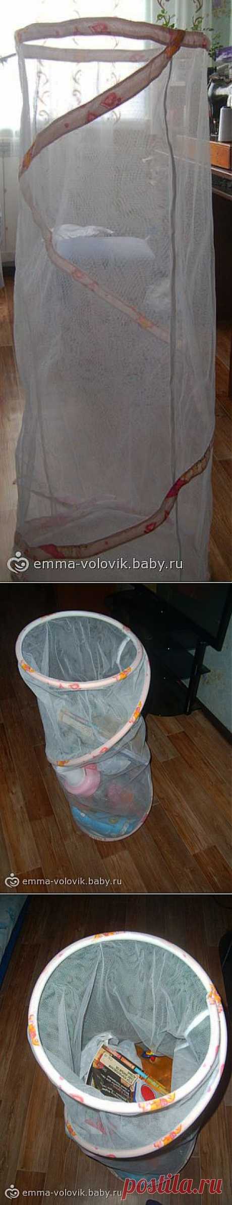 Корзина для игрушек типа ИКЕА, своими руками)))МК+много фото / хранитель для игрушек икеа