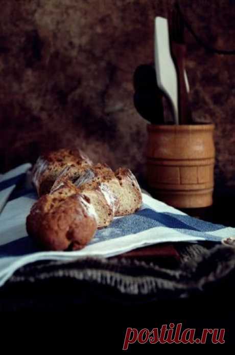 Кулинарные записки лентяйки: Хлеб на кефире с шафраном и шалфеем