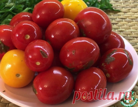 Солёные помидоры в кастрюле без хлопот – кулинарный рецепт