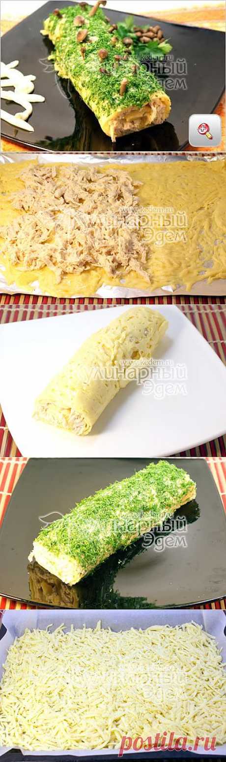 Ведьмино полено - Закуски. Закуски из курицы, птицы