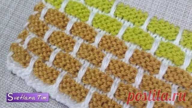 Узор спицами 