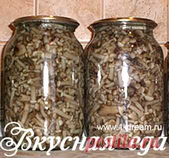 Маринованные опята