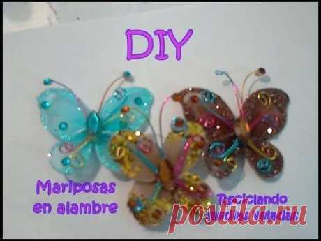 DIY: MARIPOSAS RECICLANDO MEDIA VELADA