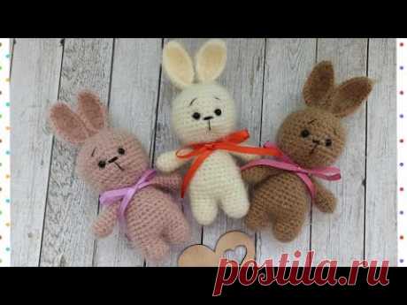 Зайчик вязаный крючком/bunny crochet/Häschen häkeln