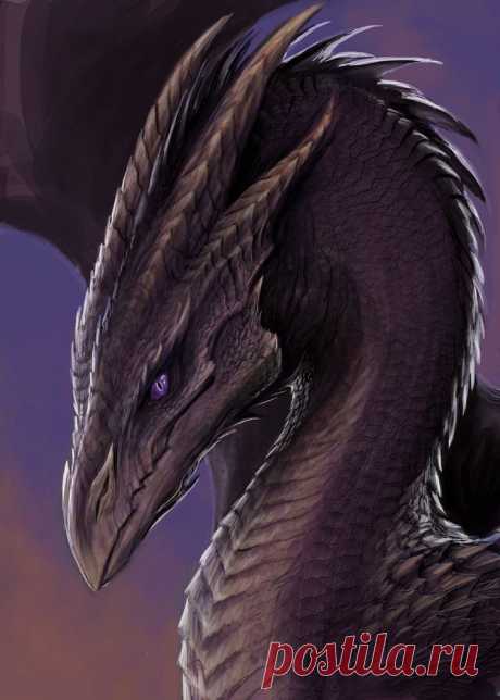 purple dragon by TatianaMakeeva on DeviantArt Dragon Fantasy Myth Mythical Mystical Legend Dragons Wings Sword Sorcery Art Magic Drache dragon drago dragon Дракон drak dragão