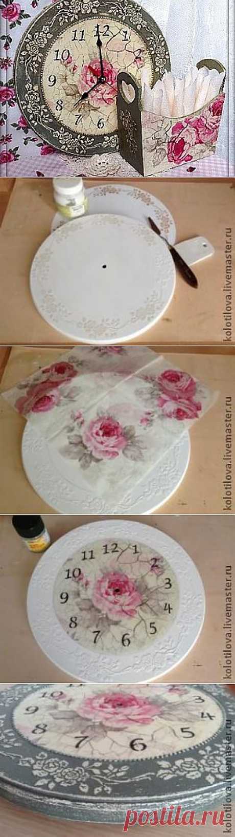 МК часы &quot;Старинные розы&quot; - Ярмарка Мастеров - ручная работа, handmade