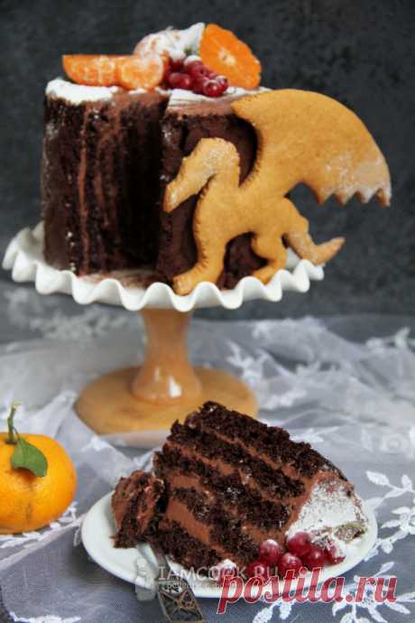 Шоколадно-медовый торт — рецепт с фото пошагово