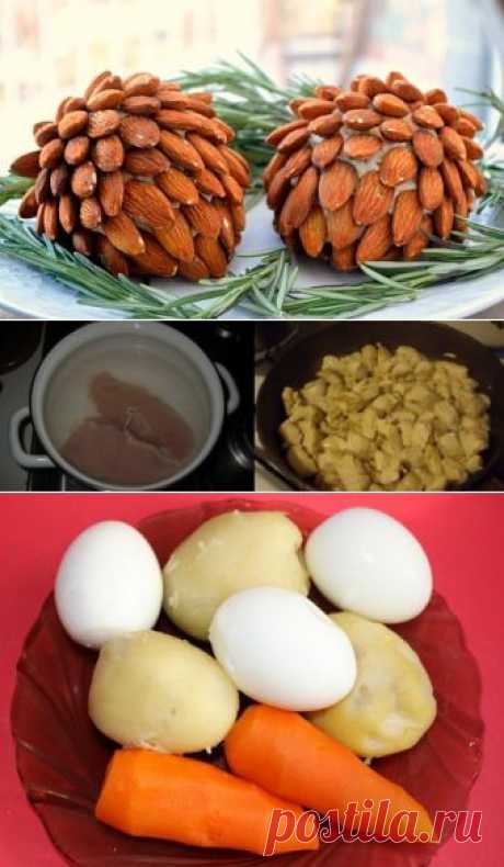 Салат &quot;Шишка&quot; / Куриные салаты / TVCook: пошаговые рецепты с фото