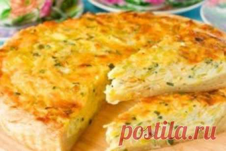 Мега аппетитный пирог с капустой и сыром исчезает со стола за считанные минуты. - vkusno