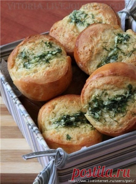 чесночные булочки