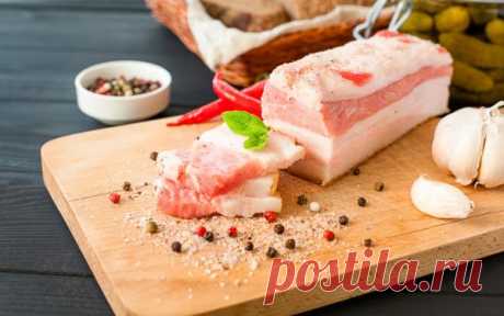 Сало при сахарном диабете: можно ли?