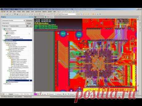 Altium Designer. Информационное окно в редакторе плат.