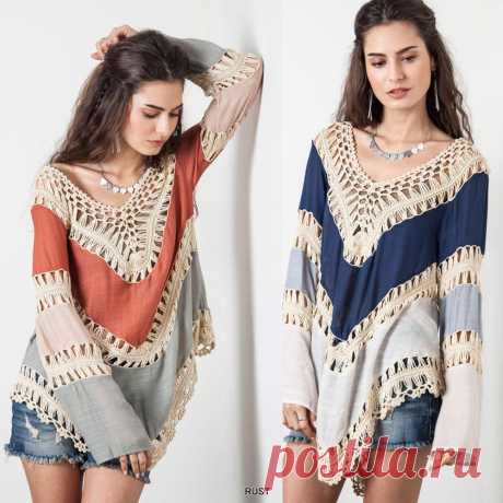 blouses pictures Picture - More Detailed Picture about Summer Style 2015 Women Blouses Multicolor Vneck Lace Crochet Kimono Blouse Plus Size Blusa Feminina Shirt Tops Ropa Mujer Picture in Cover-Ups from MADE-IN-CHINA FOR YOU | Aliexpress.com | Alibaba Group