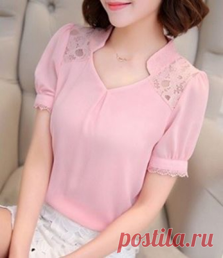 Blusa manga fofa e meia gola - DIY - molde, corte e costura - Marlene Mukai